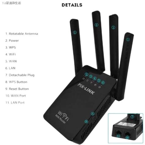 ลดเหลือ 249 บ โค้ด 80eljun️ Wifi Repeater Pixlink Lv Wr09 300m Bps Wireless Wifi Router ตัว