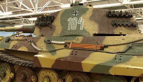 Preserved King Tiger II Ausf B Heavy Tank 104 At The Tank Museum Bovington