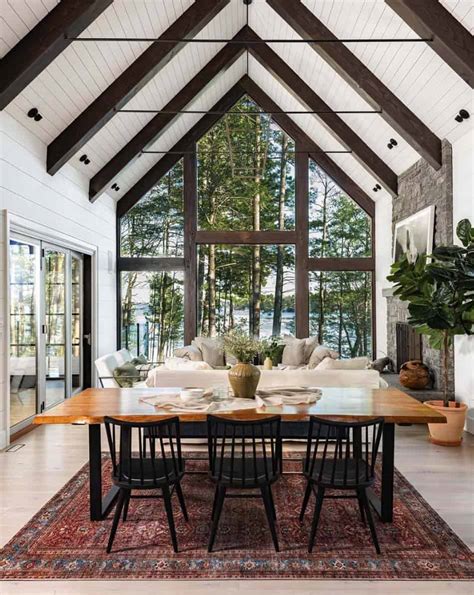 Beautiful Lake House Interiors Brokeasshome