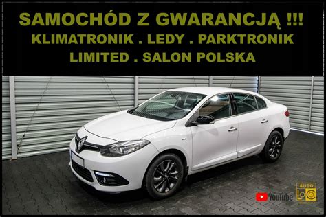 Renault Fluence LIMITED Salon POLSKA Sekwencja Allegro Pl