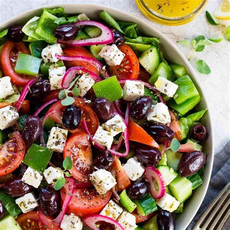 Greek Salad Recipe Jessica Gavin