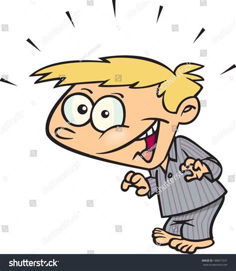 Excited Cartoon Boy Stock Vector (Royalty Free) 188671037 | Shutterstock