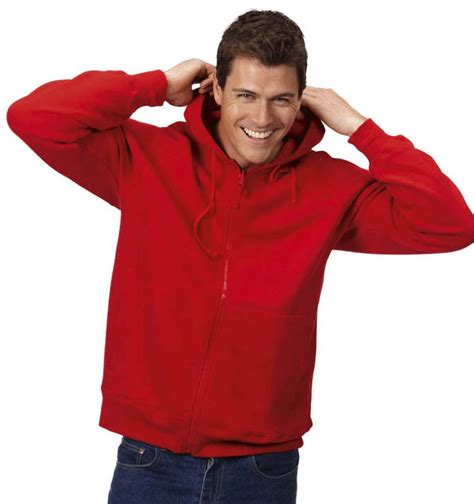 Colours Of Cotton Full Zip Hoodie Zip Through Fleece Hoodie S3fh