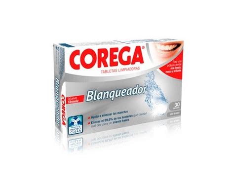 COREGA BLANQUEADOR LIMPIEZA PROTESIS DENTAL 30 TAB