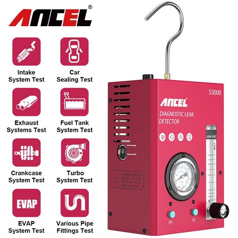 Ancel S Car Smoke Leak Detector Evap Pipe Smoking Generator