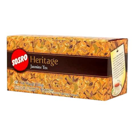 Jual Sosro Heritage Series Teh Celup Jasmine Tea Black Tea Green Tea