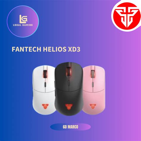 Jual Fantech Xd Helios Wireless Gaming Mouse Shopee Indonesia