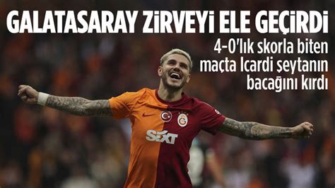 Galatasaray 4 Corendon Alanyaspor 0 Ankara Masası