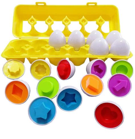 Color Matching Egg Set Toddler Toys Educational Color And Recognition