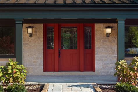 Mahogany Shaker Style Exterior Door Traditional Front Doors Other