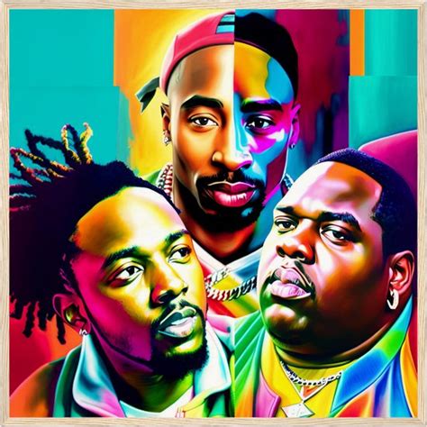 Kendrick Lamar Tupac Shakur Notorious Big Poster Posters X Cm