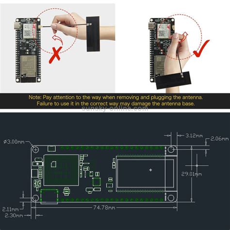 Ttgo T Call V Esp Wireless Module Fpc Antenna Sim Card Sim L Module