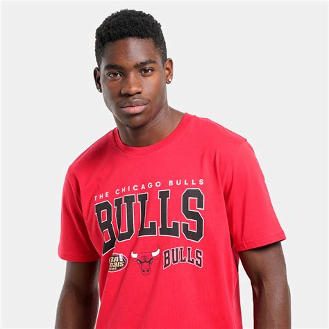 Mitchell Ness Chicago Bulls HWC Champ Stack Ανδρικό T shirt Κόκκινο