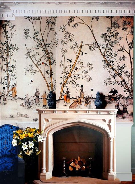 Hand Painted Wallpaper Silk Wallpaper China Wallpaper Grace Silk