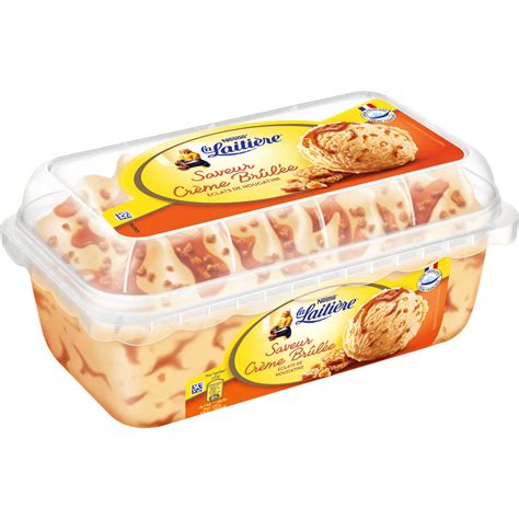 Glace En Bac Cr Me Brul E La Laitiere Le Bac De G Prix Carrefour