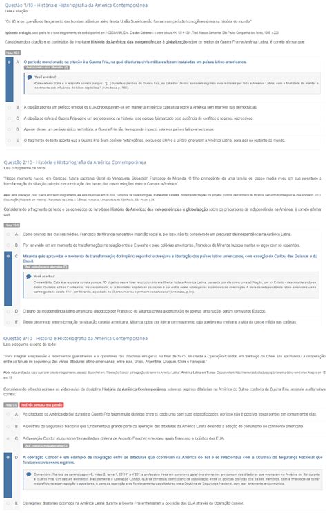 HISTÓRIA E HISTORIOGRAFIA DA AMÉRICA CONTEMPORÂNEA apol Historia da America Latina