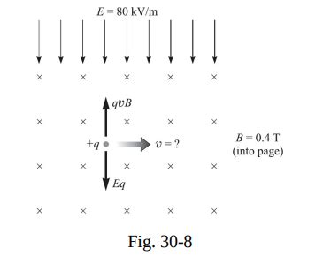 Solved As Shown In Fig 30 8 A Particle Of Charge Q Enters A