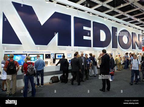 Berlin Booth Of Medion At Ifa Stock Photo Alamy