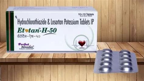 Etotan H 50 Losartan 50 Mg And Hydrochlorothiazide 125 Mg Packaging