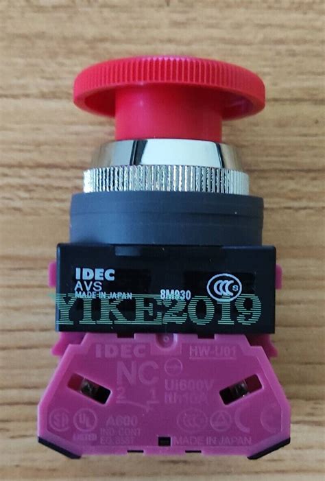 1pcs New Replace For Idec Avs311nr Emergency Stop Button Switch Ebay