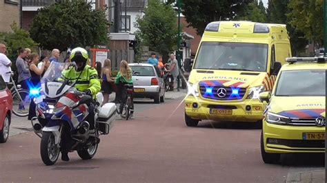 Traumahelikopter Land Voor Een Reanimatie Aan De Frans Halslaan In