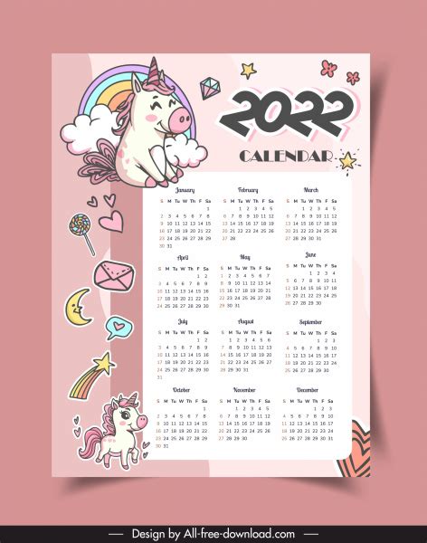 Cute Calendar 2022