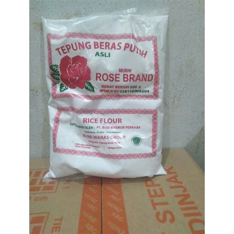 Jual Tepung Beras Rose Brand Gr Shopee Indonesia