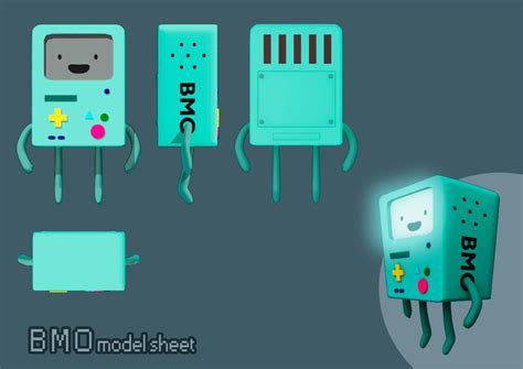 Bmo Model Sheet By Thenomo On Deviantart Bmo Sheet Model