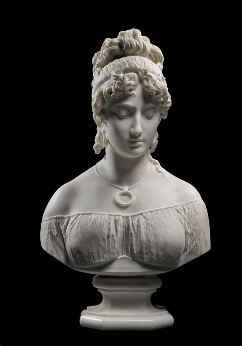 ANTONIO TANTARDINI BUST OF A WOMAN 19th And 20th Century Sculpture