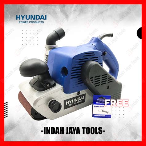 Jual HYUNDAI HDBS610 Mesin Belt Sander Amplas Tank Baja Shopee Indonesia