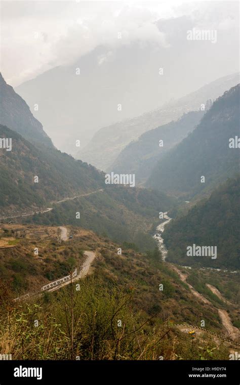 The Landscape Entering The Tawang Valley In Northern Arunachal Pradesh