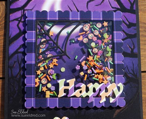 Trick Or Treat Halloween Shaker Card Sue S Creative Workshop