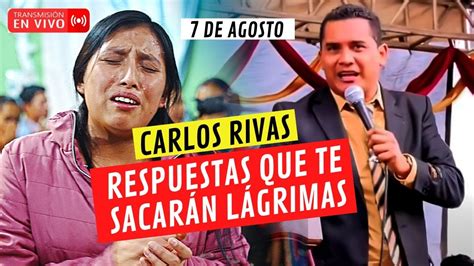 EN VIVO 07 de Agosto RESPUESTA QUE TE SACARÁN LÁGRIMAS Pastor