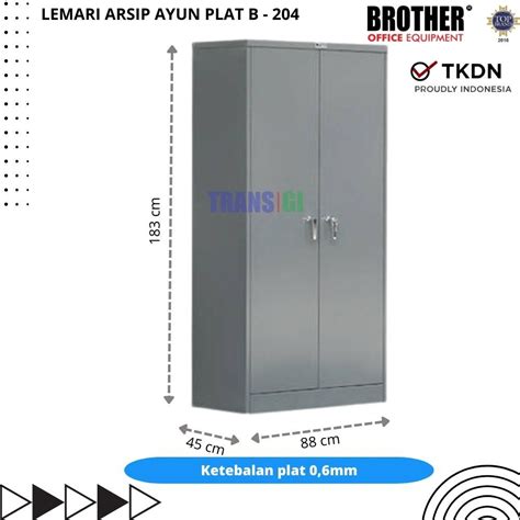 Jual Almari Arsip Pintu Ayun Plat Brother B 204 Shopee Indonesia