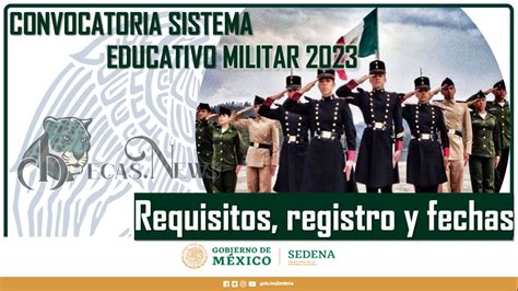 Convocatoria Sistema Educativo Militar 2023 Requisitos Registro Y Hot