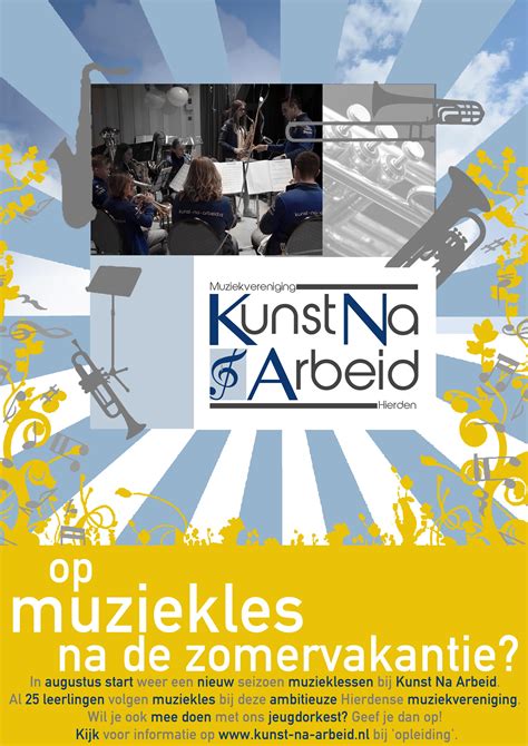 Proefles Muziekvereniging Kunst Na Arbeid