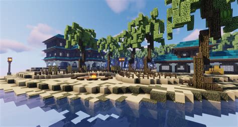 City Map Beach Resort Minecraft Map