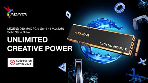ADATA Launches LEGEND 960 MAX PCIe 4.0 NVMe SSD for Creators ...