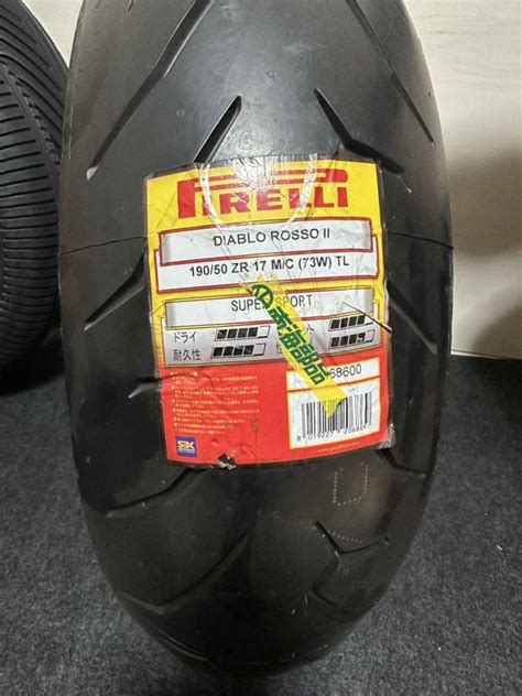 PIRELLI DIABLO ROSSO 190 50 17 ピレリ ディアブロ ロッソ スクーター タイヤ 売買されたオークション情報