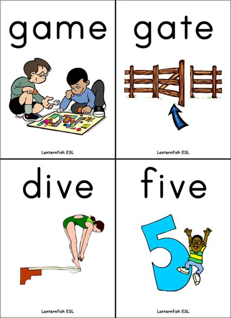 Long Vowel Flashcards