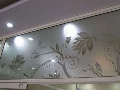 Decorative Acid Textured Glass For Office Thickness 6mm At Rs 110 Square Feet In New Delhi