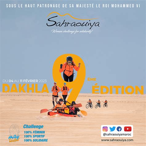 Me Dition Du Raid Solidaire Sahraouiya Dakhla Id Prestige Maroc