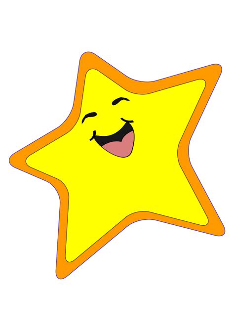 Yellow Smiling Star Clip Art Image - ClipSafari