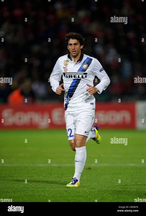 Diego Milito of Inter Milan Stock Photo - Alamy