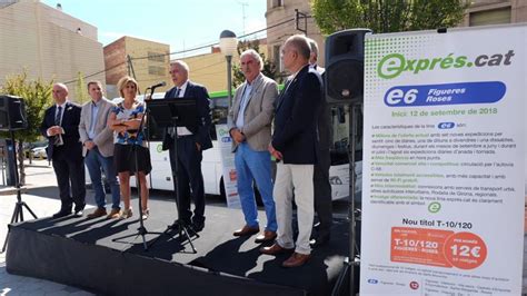 Un nuevo autobús exprés cat conectará Figueres y Roses