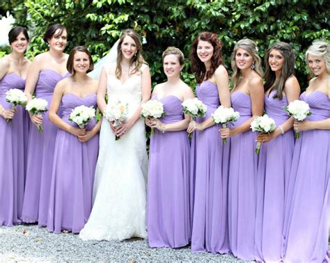 Chic Bridesmaid Dress Lavender Purple Bridesmaid Dresses