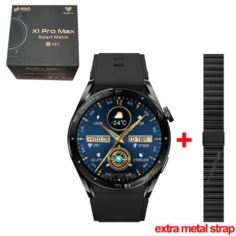 W&O X1 Pro Max NFC Smartwatch - Black Price in Pakistan