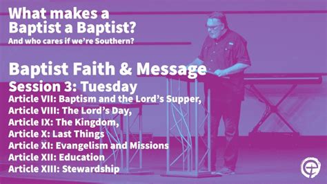 Baptist Faith And Message Session 3 Evergreen Church Tulsa