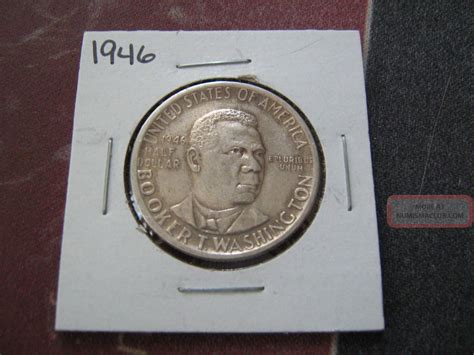 1946 Booker T Washington Silver Half Dollar 6 Details