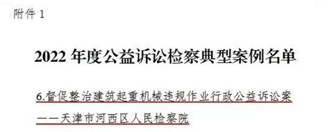 喜报！河西区检察院一公益诉讼案件获全市检察公益诉讼典型案例、优秀法律文书腾讯新闻